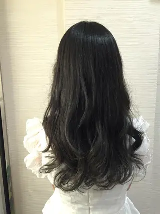 ロング 小顔カット✨ 透明感カラー/村上のヘアスタイル