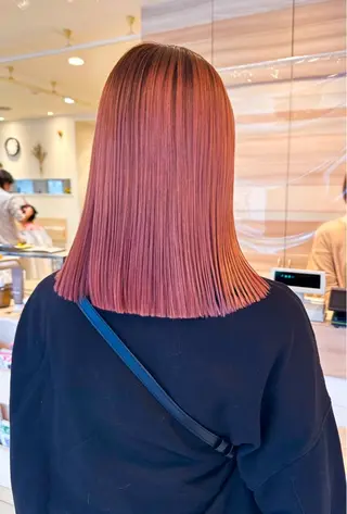 ミディアム 🐨カラー/縮毛矯正 岡真海🐨のヘアスタイル