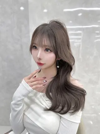 セミロング 似合わせ/レイヤー /顔まわり/池田歩樹のヘアスタイル