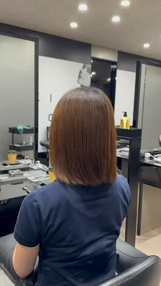 ミディアム 池田 龍生のヘアスタイル