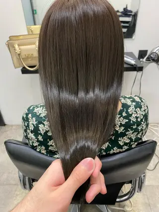 ロング カラー 【艶髪×韓国風】 毛流れ職人 RYOのヘアスタイル