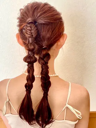 ヘアアレンジ 滝本 里実のヘアスタイル