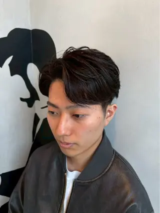 パーマ メンズ メンズ/ハイトーン 【yoshiki】のヘアスタイル