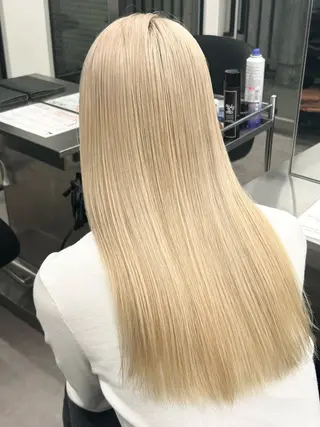 ロング 似合わせカラー/ ブリーチ🤩店長レンのヘアスタイル