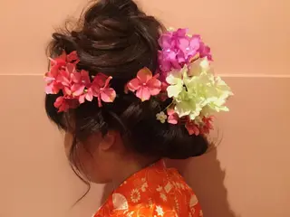 ヘアアレンジ 大内 郁のヘアスタイル