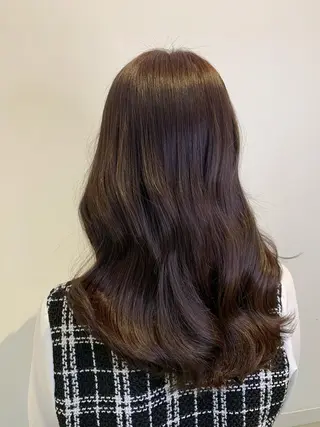 ロング 透けるbrown カラー🎗♡yukaのヘアスタイル