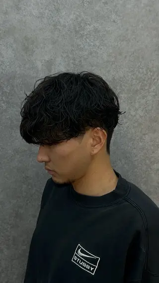 ショート メンズ パーマ支持率No.1 ❤️‍🔥安成弾のヘアスタイル