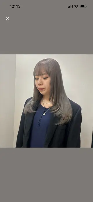 カラー 🍓垢抜けハイトーン 🍓HINAのヘアスタイル