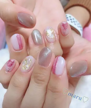 ネイル まるみ ♡のネイルデザイン
