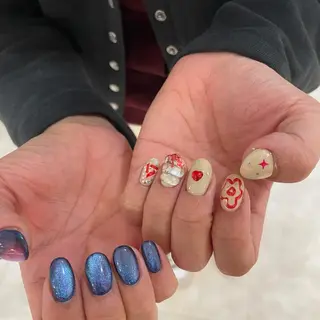 ネイル ゆびノさき茨木店 ニュアンス/アートのネイルデザイン