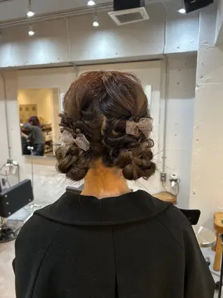 ヘアアレンジ エリ   メンズ パーマ 眉毛のヘアスタイル