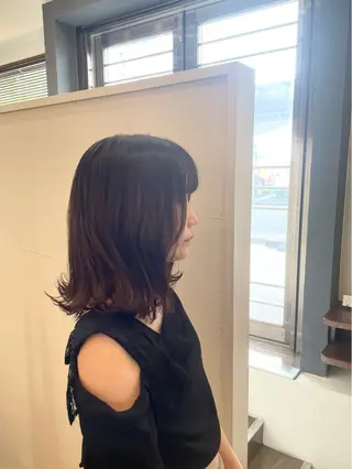 ミディアム カラー Hair make VERDA所属・富永 憲一郎のヘアスタイル