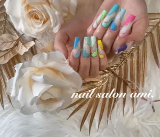 ロング ネイル nail salon amiのネイルデザイン