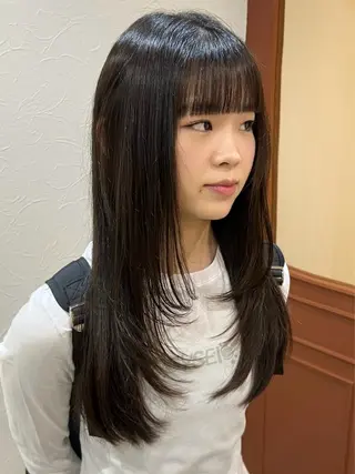 ロング カラー Kasumi /伏見 /髪質改善/ロングのヘアスタイル