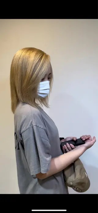 ミディアム カラー andiamo sakae所属・🧬艶髪向井 琉矢🧬のヘアスタイル