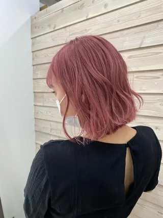 ミディアム Trip 大名🌟 ブリーチなしカラーのヘアスタイル