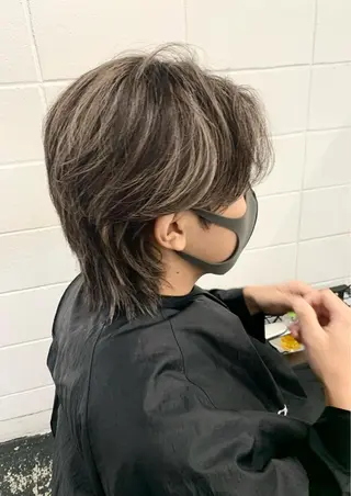 ミディアム カラー メンズ レイヤーカット/艶髪 ✨💭KIRARIのヘアスタイル