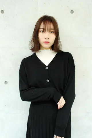 ミディアム 【ボブ/個室サロン】 癒し空間mimuraのヘアスタイル