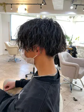 パーマ メンズ あしかが ゆいとのヘアスタイル