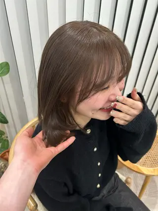 ショート カラー 透明感/ベージュ /kazui🐈のヘアスタイル