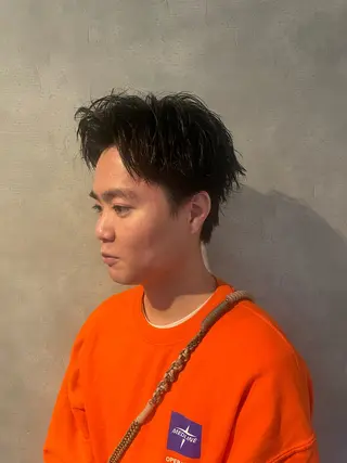 ショート メンズ フリーランスシェアサロンルレイル所属・心斎橋/メンズ /ルレイル/地形真希のヘアスタイル