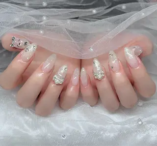 ネイル 🎀PG🩵 ネイルサロンのネイルデザイン