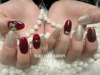 ネイル kao  パラジェル スカルプ/長さだしのネイルデザイン