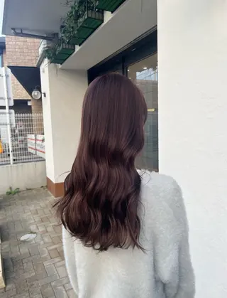 ロング カラー 松尾 遥花のヘアスタイル