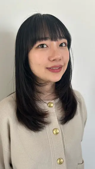 ミディアム カラー 名古屋栄/ブリーチ/ ボブ🧃木下桃嘉のヘアスタイル