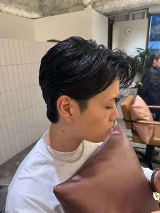 メンズ 銀座骨格診断似合わせ 美容師中島年紀のヘアスタイル