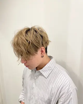 ショート カラー メンズ ニュアンスカラー🫧 加納のヘアスタイル