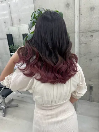 セミロング 原田 瑠月のヘアスタイル