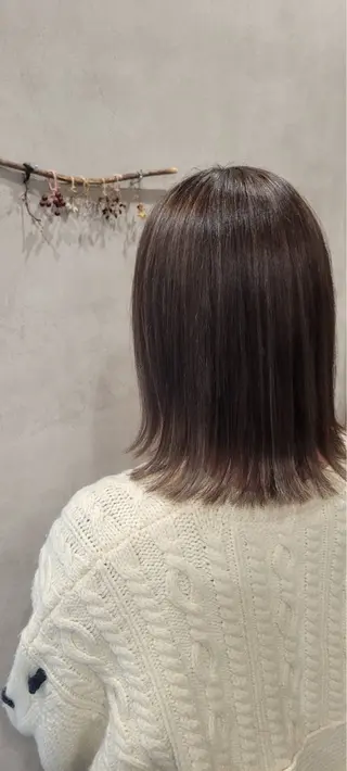 セミロング 野咲き 美容室のマツエク・マツパデザイン
