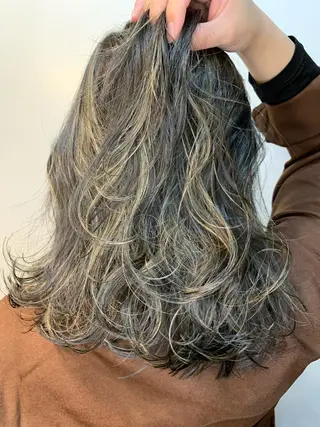 セミロング カラー 勅使河原 裕生 Fiora大森のヘアスタイル