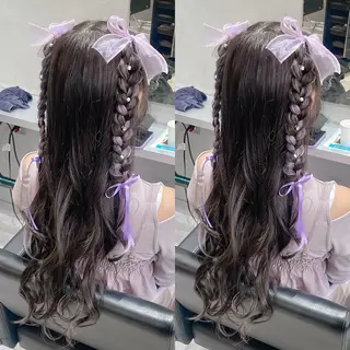 ロング ヘアアレンジ Minami. 🩵 再現性特化ヘアのヘアスタイル