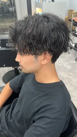 パーマ メンズ men's salon First中崎町店所属・First中崎町 西郡   涼のヘアスタイル