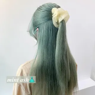 ロング カラー レイヤー×グレージュ /ピンク🩷mioのヘアスタイル