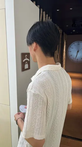 メンズ レイヤーカット/ 艶カラー/YUKAのヘアスタイル