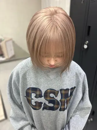 ロング ハイトーンカラー🩶 大阪/kanonのヘアスタイル