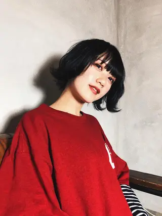 ショート カラー 圧倒的透明感カラー nana🦕のヘアスタイル