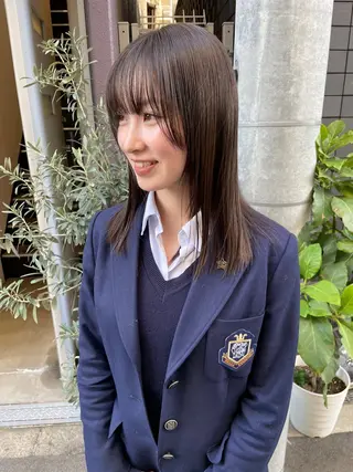 ミディアム fubuki🪷 似合わせカットカラーのヘアスタイル