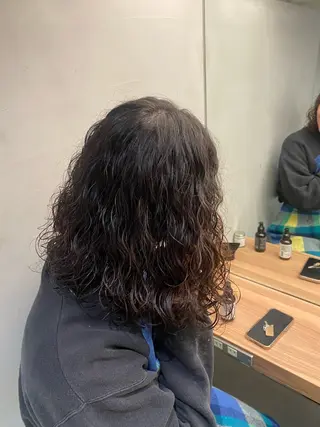 ミディアム パーマ まつ毛パーマ 🫧kaede🫧のマツエク・マツパデザイン