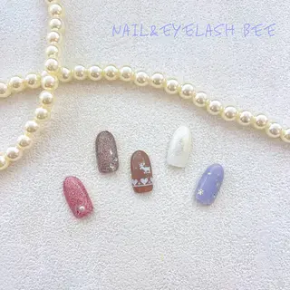 ネイル NailBee銀座店 🤎Akaのネイルデザイン