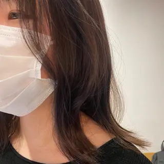 ミディアム cyan所属・あきば まゆのヘアスタイル