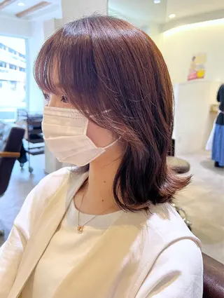 ミディアム カラー 韓国ヘア×髪質改善 /yoshikaのヘアスタイル