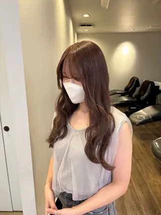 ロング カラー sion karin୨୧˙˳⋆のヘアスタイル