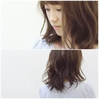 ミディアム カラー Viage （ビアージュ）のヘアスタイル