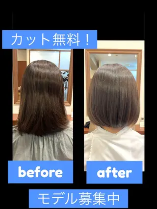 ショート カット無料　カット モデル募集中　網谷のヘアスタイル