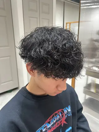 パーマ メンズ メンズ特化美容師👾 チカのヘアスタイル