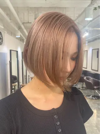 ショート ちばた/レイヤー 似合わせ/大阪中津のヘアスタイル